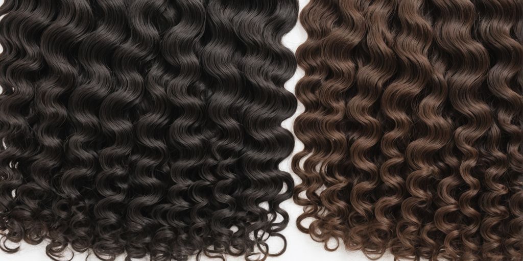 Synthetic vs. Cleopatra Deep Wave Human Hair